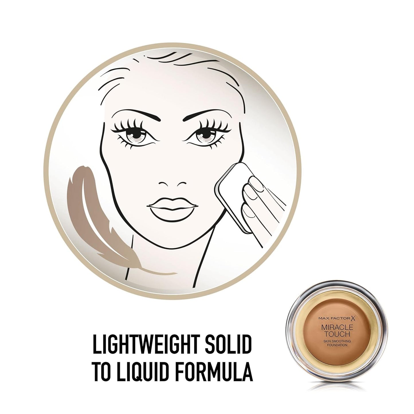 Max Factor Miracle Touch Skin Perfecting Foundation Spf30 085 Caramel