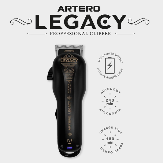 ARTERO Legacy Professional Hairstyling Barber Shop Clippers